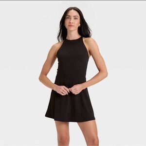 All in Motion Black Mini Dress